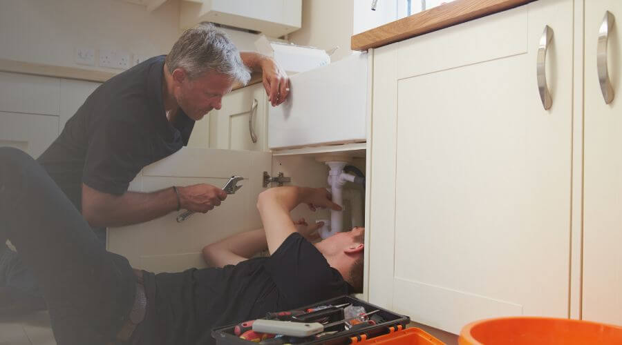Professional burst pipe repair services in Center Point, TX